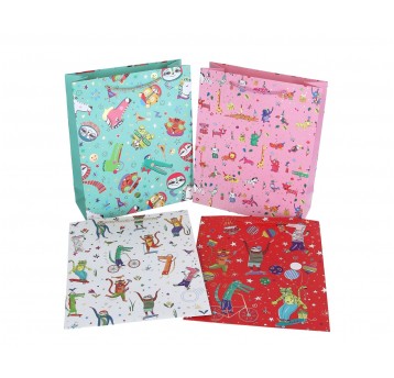 Dekor torebki papierowe mix kol.32cm/26cm/10cm