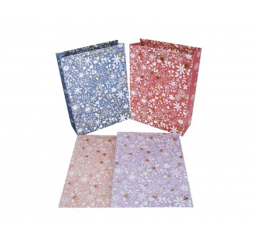 Dekor. torebki papierowe mix kol.42cm/31cm/12cm