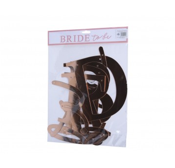 Dekoracja papierowa kol miedziany 38cm/28cm