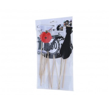 Dekoracja papierowa mix 32cm/19cm