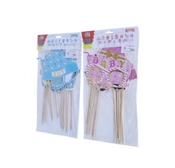 Dekoracja z papieru mix 2 kol.op=37cm/20cm