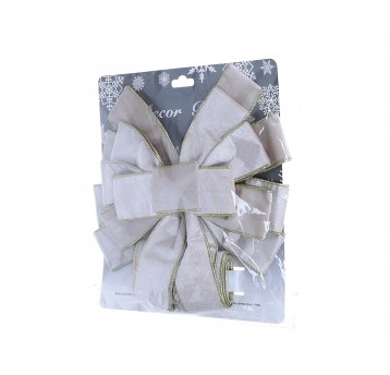 Dekoracyjna kokarda z poliestru 32cm/33cm