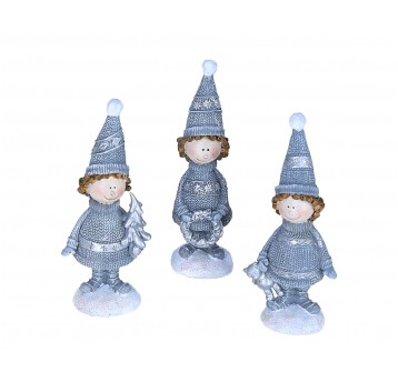 Dekoracyjne figurki z polirezynu mix 11cm