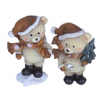 Dekoracyjne figurki z polirezynu mix 13cm