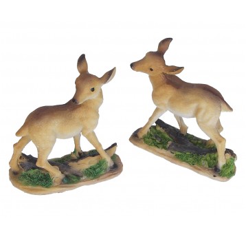 Dekoracyjne figurki z polirezynu mix 14cm/12cm