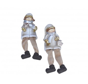 Dekoracyjne figurki z polirezynu mix 16cm