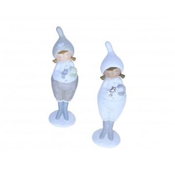 Dekoracyjne figurki z polirezynu mix 25cm