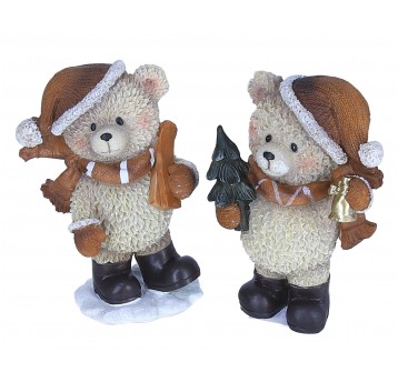 Dekoracyjne figurki z polirezynu mix 2wzory 15cm