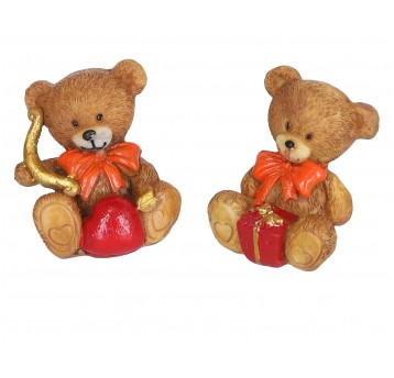 Dekoracyjne figurki z polirezynu mix 6cm/4cm