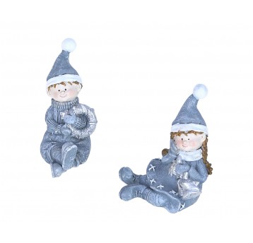 Dekoracyjne figurki z polirezynu mix 8cm