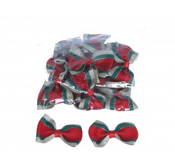 Dekoracyjne kokardki z poliestru 4cm/7cm