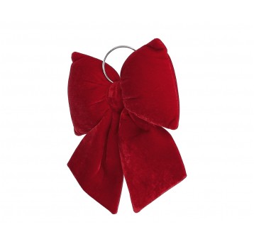 Dekoracyjne kokardy z weluru 28cm/22cm