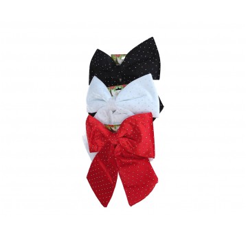 Dekoracyjne kokardy z weluru mix 35cm/35cm