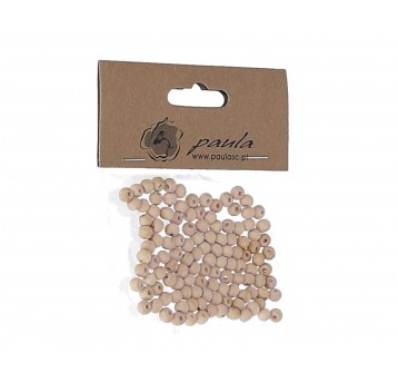 Dekoracyjne korale drewniane 0,5cm