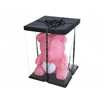 Dekoracyjne misie z tworzywa sztucznego 31cm/23cm
