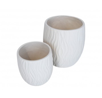 Dekoracyjne naczynia ceramiczne s/2 śr 38cm/48cm