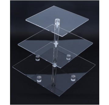 Dekoracyjne patery plastikowe 34cm/35cm/35cm