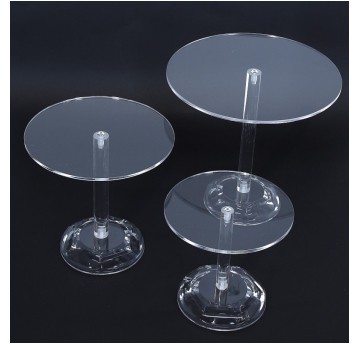 Dekoracyjne patery plastikowe s/3 śr 30cm/28cm