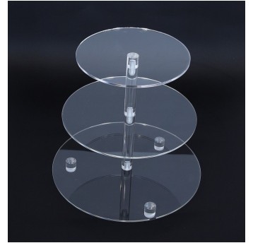 Dekoracyjne patery plastikowe śr 35cm/34cm