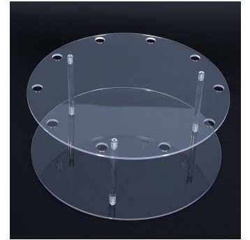 Dekoracyjne patery plastikowe śr 40cm/16cm