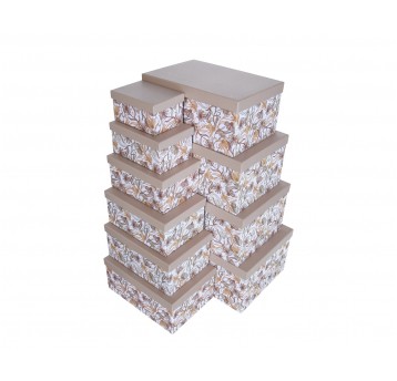 Dekoracyjne pudełka tekt.s/10 39cm/27cm/18cm