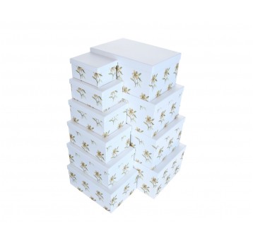 Dekoracyjne pudełka tekt.s/10 39cm/27cm/18cm