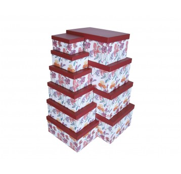 Dekoracyjne pudełka tekt.s/10 39cm/27cm/18cm