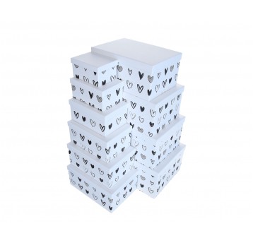 Dekoracyjne pudełka tekt.s/10 39cm/27cm/18cm