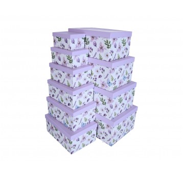 Dekoracyjne pudełka tekt,s/10 39cm/27cm/18cm