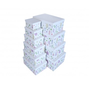 Dekoracyjne pudełka tekt.s/10 39cm/27cm/18cm