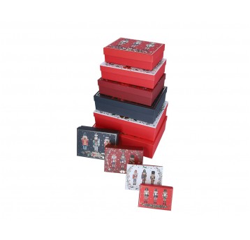 Dekoracyjne pudełka tekturowe S/10 36cm/26cm/11cm