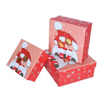 Dekoracyjne pudełka tekturowe s/3 20cm/20cm/9cm