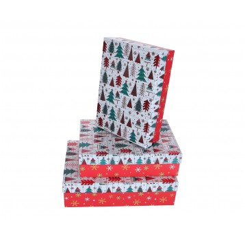 Dekoracyjne pudełka tekturowe s/3 33cm/23cm/9cm