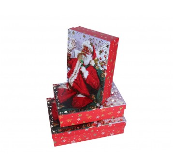 Dekoracyjne pudełka tekturowe s/3 33cm/24cm/9cm