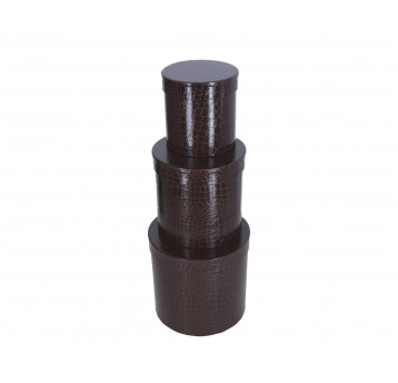 Dekoracyjne pudełka tekturowe s/3 śr 17cm/17cm