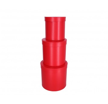 Dekoracyjne pudełka tekturowe s/3 śr 20cm/18cm