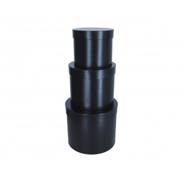 Dekoracyjne pudełka tekturowe s/3 śr 23cm/19cm
