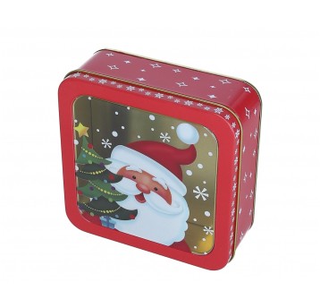 Dekoracyjne pudełka z metalu 15cm/15cm/6cm