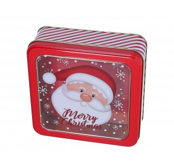 Dekoracyjne pudełka z metalu 15cm/15cm/6cm