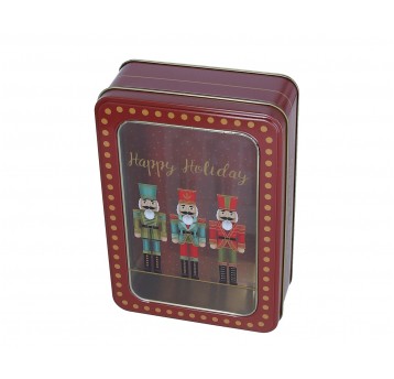 Dekoracyjne pudełka z metalu 19cm/13cm/6cm