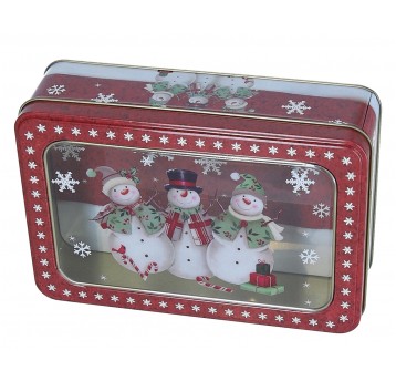 Dekoracyjne pudełka z metalu 19cm/13cm/6cm