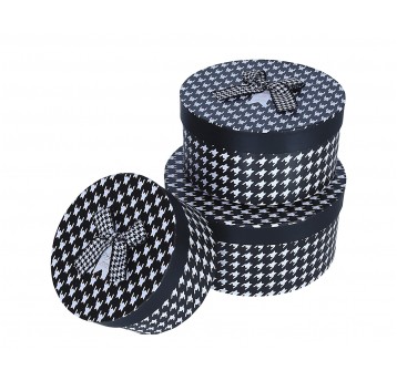 Dekoracyjne pudełko s/3 śr 23cm/11cm