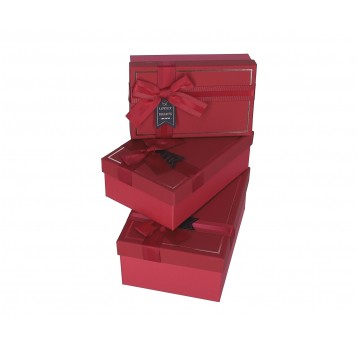 Dekoracyjne pudełko tekturowe s/3 2cm/16cm/9cm