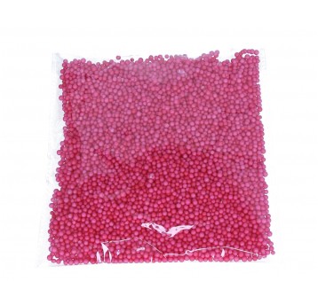 Dekoracyjne styropianowe kulki - amarantowe