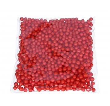 Dekoracyjne styropianowe kulki - czerwone