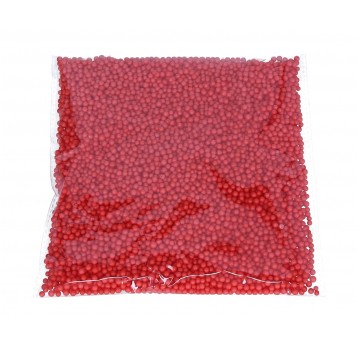 Dekoracyjne styropianowe kulki - czerwone