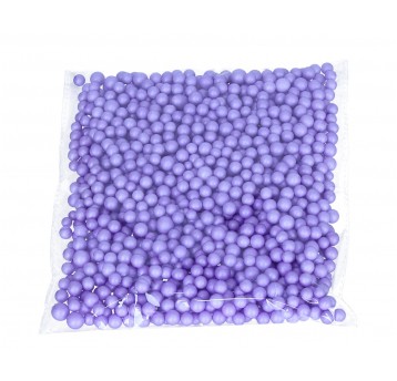 Dekoracyjne styropianowe kulki - fioletowe