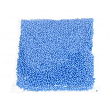 Dekoracyjne styropianowe kulki - niebieskie