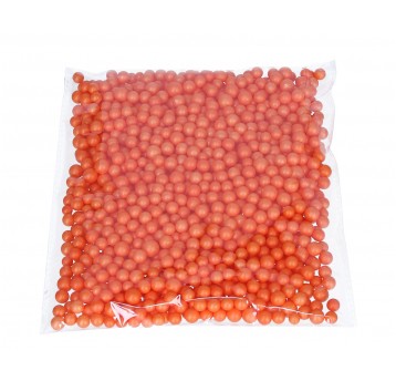 Dekoracyjne styropianowe kulki - pomarańczowe