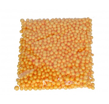 Dekoracyjne styropianowe kulki - pomarańczowe